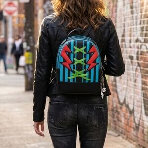 Monster High Frankie Stein Lightning Stripe Mini Backpack